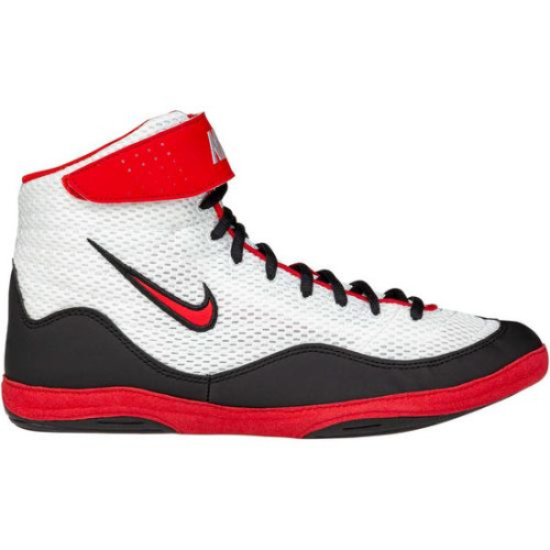 Wrestling Shoes Nike Inflict 3 White/Red/Black- In Stock